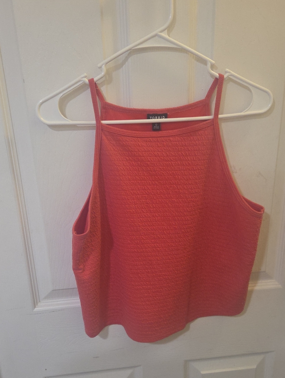 Torrid  Pink Textured Tank Top